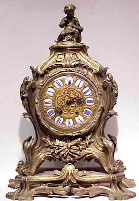 antique french clock demeanor